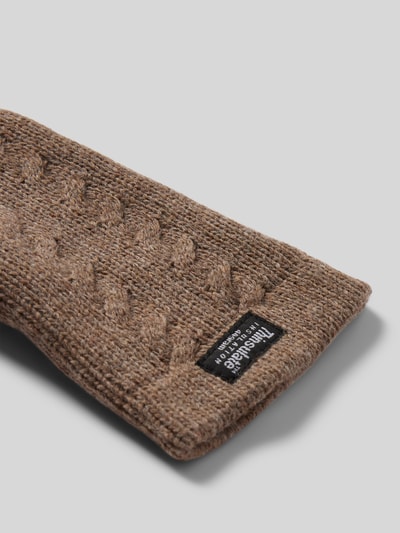 Peek & Cloppenburg EEMWollhandschuhe Mit Label-Patch In Hellgrau