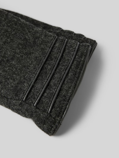 Peek & Cloppenburg EEMWollhandschuhe Mit Ziernähten In Anthrazit