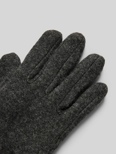 Peek & Cloppenburg EEMWollhandschuhe Mit Ziernähten In Anthrazit