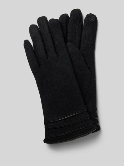 Peek & Cloppenburg EEMWollhandschuhe Mit Ziernähten In Black