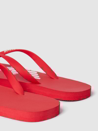 Peek & Cloppenburg Emporio ArmaniZehentrenner Mit Label-Details Modell 'Basic' In Rot