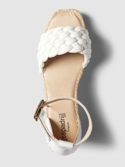 Peek & Cloppenburg EspadrijSandalette Mit Keilabsatz In Weiss