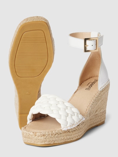 Peek & Cloppenburg EspadrijSandalette Mit Keilabsatz In Weiss