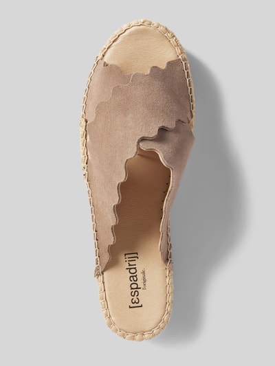 Peek & Cloppenburg EspadrijSlides Aus Echtem Leder Modell 'LYON CROISETTE' In Beige