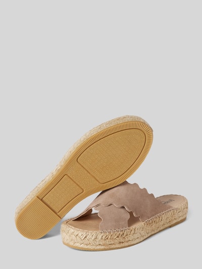 Peek & Cloppenburg EspadrijSlides Aus Echtem Leder Modell 'LYON CROISETTE' In Beige