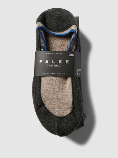 Peek & Cloppenburg FalkeHausschuhe Aus Schurwoll-Mix Mit Logo-Detail Modell 'COSYSHOE' In Beige Melange