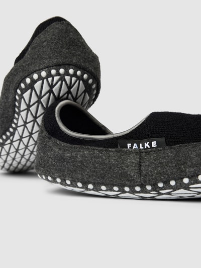 Peek & Cloppenburg FalkeHausschuhe Aus Schurwoll-Mix Mit Logo-Detail Modell 'COSYSHOE' In Black