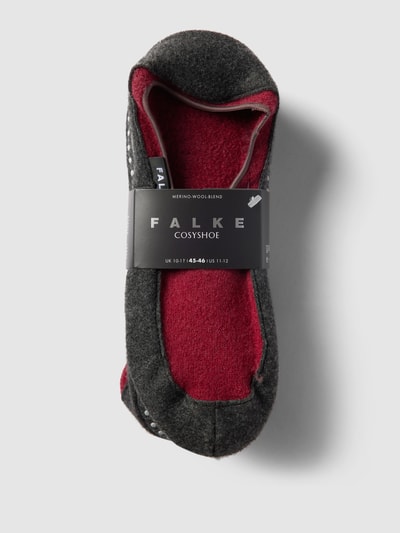 Peek & Cloppenburg FalkeHausschuhe Aus Schurwoll-Mix Modell 'COSYSHOE' In Bordeaux Melange