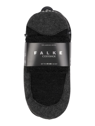 Peek & Cloppenburg FalkeSocken Mit Elastischem Rippenbündchen Modell 'COSYSHOES' In Anthrazit Melange