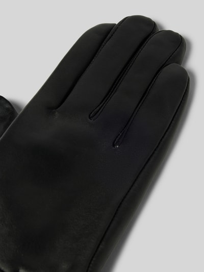 Peek & Cloppenburg FI.NELederhandschuhe Mit Schleifen-Detail In Black