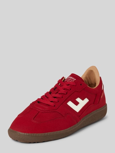 Peek & Cloppenburg Flamingos LifeSneaker mit Label-Details Modell 'BURELA SLIM' in rot