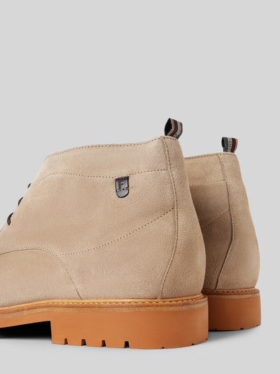 Peek & Cloppenburg Floris Van BommelLederboots Mit Label-Badge Modell 'De Karper' In Taupe