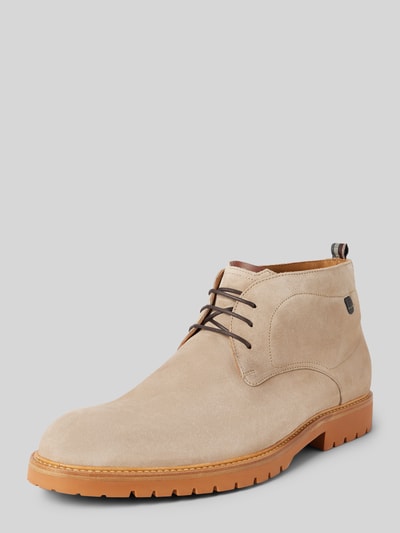 Peek & Cloppenburg Floris Van BommelLederboots mit Label-Badge Modell 'De Karper' in taupe