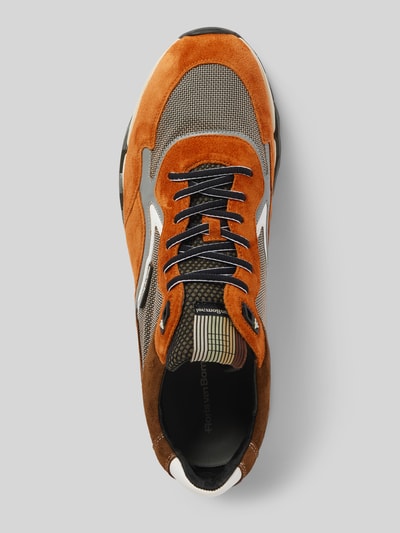 Peek & Cloppenburg Floris Van BommelLedersneaker Mit Label-Patch Modell 'De Zager' In Cognac