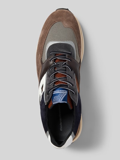 Peek & Cloppenburg Floris Van BommelLedersneaker Mit Profilierter Sohle Modell 'Noppi' In Taupe