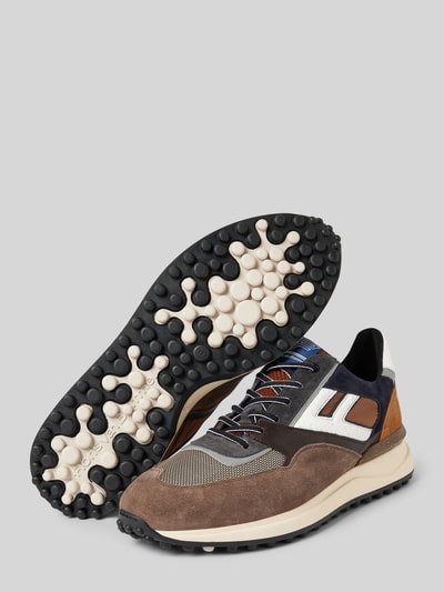 Peek & Cloppenburg Floris Van BommelLedersneaker Mit Profilierter Sohle Modell 'Noppi' In Taupe