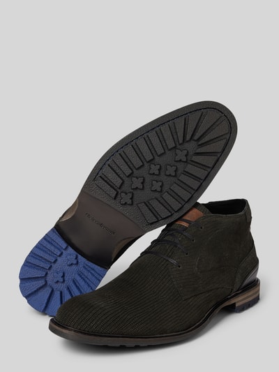 Peek & Cloppenburg Floris Van BommelSchnürschuhe Mit Label-Detail In Black