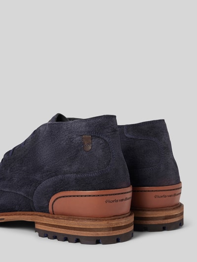 Peek & Cloppenburg Floris Van BommelSchnürschuhe Mit Label-Detail In Marine