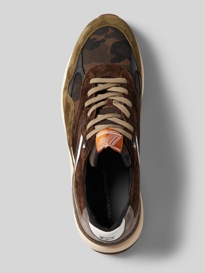 Peek & Cloppenburg Floris Van BommelSneaker Aus Leder Mit Schnürung Modell 'Noppi' In Mittelbraun
