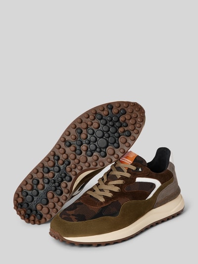 Peek & Cloppenburg Floris Van BommelSneaker Aus Leder Mit Schnürung Modell 'Noppi' In Mittelbraun