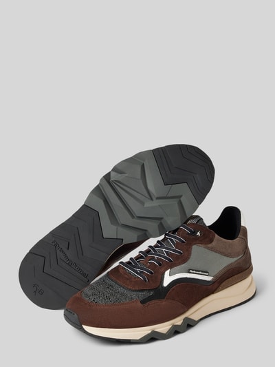 Peek & Cloppenburg Floris Van BommelSneaker Mit Schnürung Modell 'Zager' In Mittelbraun