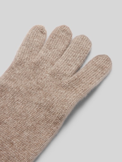 Peek & Cloppenburg FraasKaschmirhandschuhe Mit Logo-Applikation In Beige