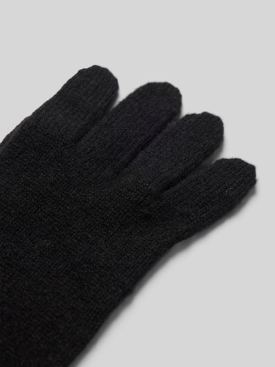 Peek & Cloppenburg FraasKaschmirhandschuhe Mit Logo-Applikation In Black