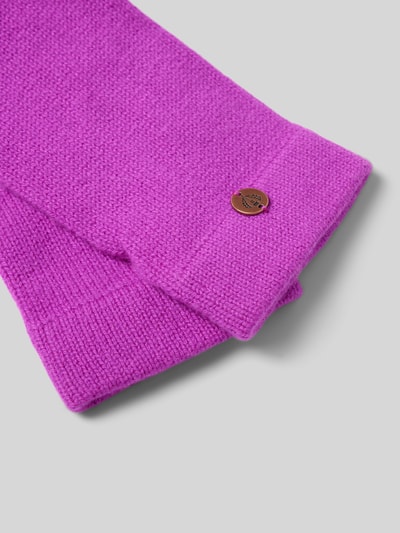 Peek & Cloppenburg FraasKaschmirhandschuhe Mit Logo-Applikation In Pink