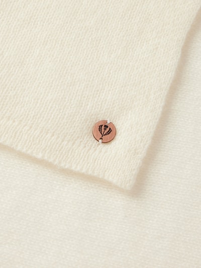Peek & Cloppenburg FraasSchal Aus Reinem Kaschmir Mit Label-Detail In Offwhite
