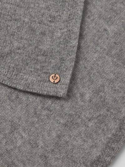 Peek & Cloppenburg FraasSchal Aus Reinem Kaschmir Mit Label-Detail In Mittelgrau