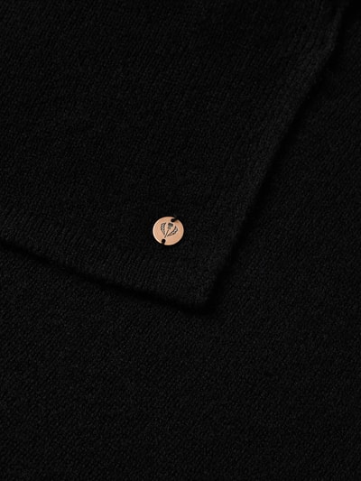 Peek & Cloppenburg FraasSchal Aus Reinem Kaschmir Mit Label-Detail In Black