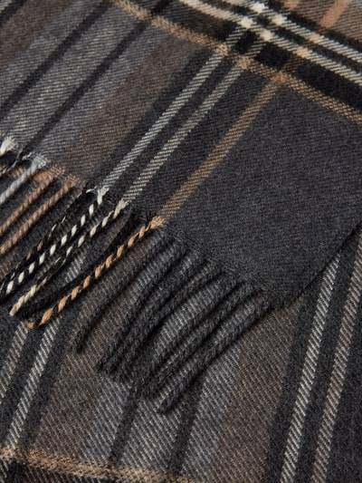 Peek & Cloppenburg FraasSchal Aus Schurwolle Mit Fransen Modell 'Classic' In Anthrazit