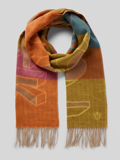Peek & Cloppenburg FraasSchal mit Fransen in orange melange