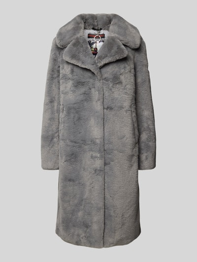 Peek & Cloppenburg Frieda & FreddiesMantel Mit Kunstfellbesatz Modell 'MOONRIVER' In Hellgrau