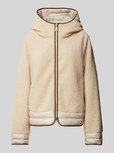 Peek & Cloppenburg Fuchs SchmittFleecejacke mit Kapuze in beige
