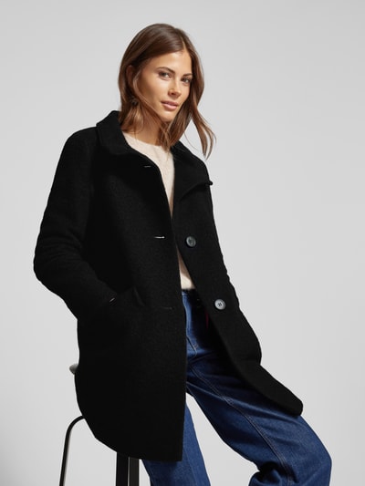 Peek & Cloppenburg Fuchs SchmittMantel Mit Stehkragen In Black