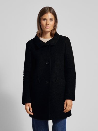 Peek & Cloppenburg Fuchs SchmittMantel Mit Stehkragen In Black