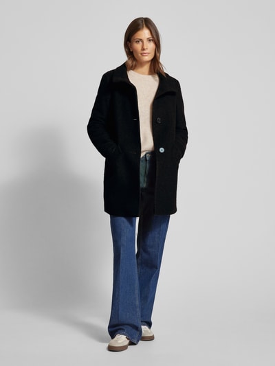 Peek & Cloppenburg Fuchs SchmittMantel mit Stehkragen in black
