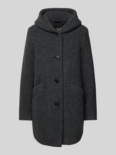 Peek & Cloppenburg Fuchs SchmittMantel Mit Strukturmuster In Anthrazit Melange