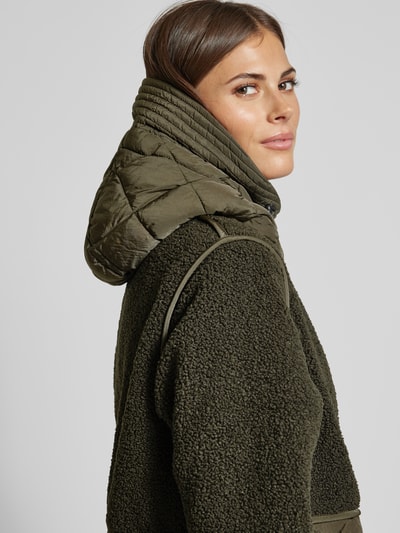 Peek & Cloppenburg Fuchs SchmittSteppmantel Mit Druckknopfleiste In Khaki