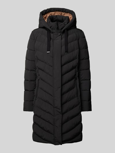 Peek & Cloppenburg Fuchs SchmittSteppmantel Mit Kapuze In Black