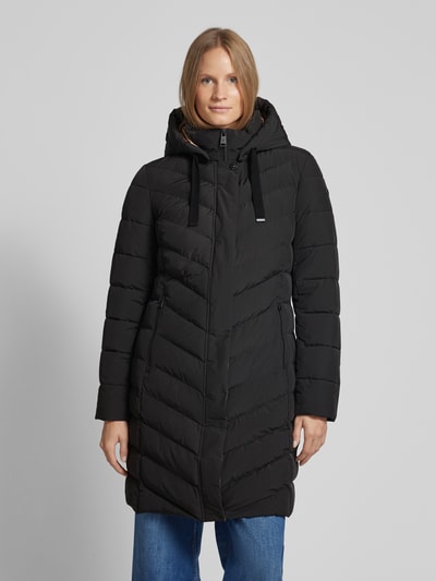 Peek & Cloppenburg Fuchs SchmittSteppmantel Mit Kapuze In Black