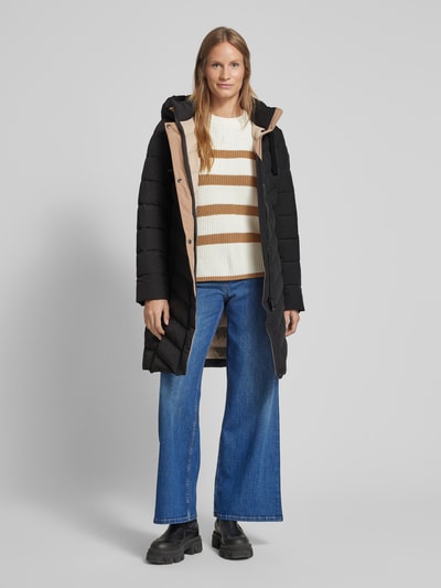 Peek & Cloppenburg Fuchs SchmittSteppmantel mit Kapuze in black