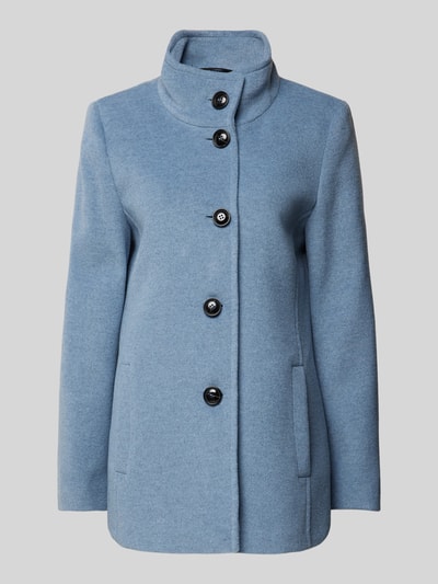 Peek & Cloppenburg Fuchs SchmittWolljacke Mit Stehkragen Und Knopfverschluss In Bleu
