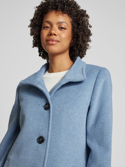 Peek & Cloppenburg Fuchs SchmittWolljacke Mit Stehkragen Und Knopfverschluss In Bleu