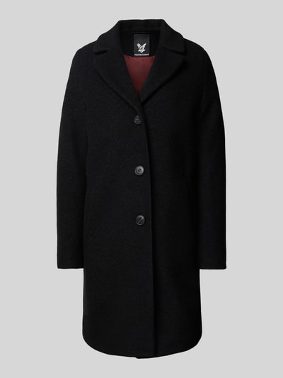 Peek & Cloppenburg Fuchs SchmittWollmantel mit Reverskragen in black