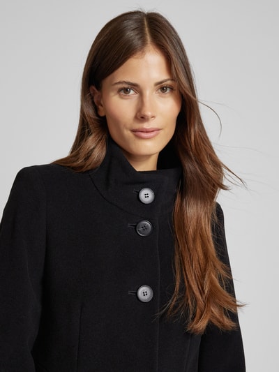 Peek & Cloppenburg Fuchs SchmittWollmantel Mit Stehkragen In Black