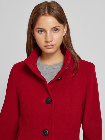 Peek & Cloppenburg Fuchs SchmittWollmantel Mit Stehkragen In Rot