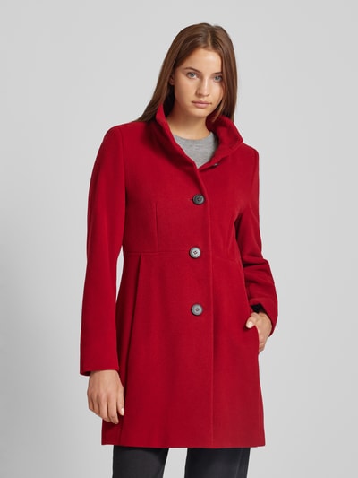Peek & Cloppenburg Fuchs SchmittWollmantel Mit Stehkragen In Rot