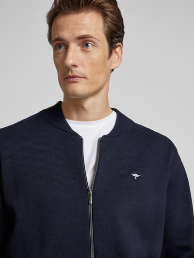 Peek & Cloppenburg Fynch-HattonStrickjacke Mit Reißverschluss In Marine